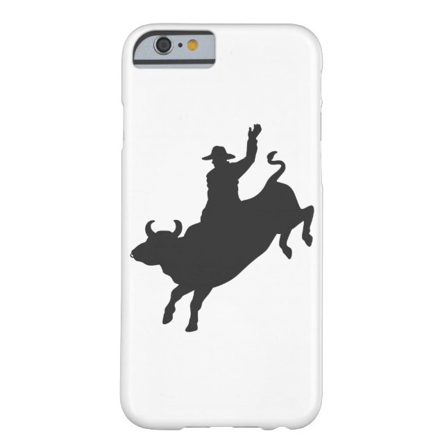 Rodeo Bull Ride silhouette Case-Mate iPhone Case (Back)