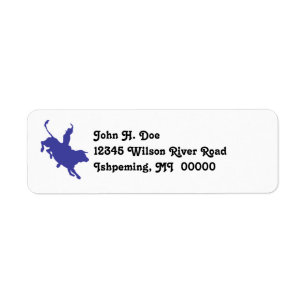 Rodeo Bull Rider address LABELS ~EZ2 Change Info