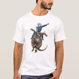 Rodeo Bull Rider Armadillo Broncodillo T-Shirt