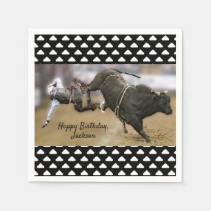 Rodeo Bullriding Napkin