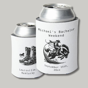 Rodeo Can Cooler Horse Riding Bachelor Party