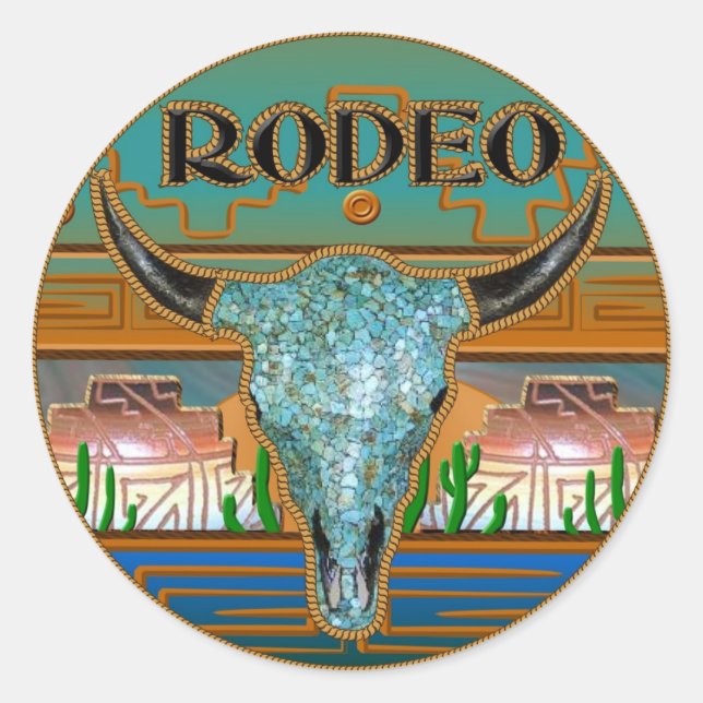 Rodeo Concho Stickers (Front)