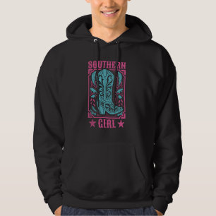 Rodeo Country Western Cowgirl Boots Southern Girl Hoodie