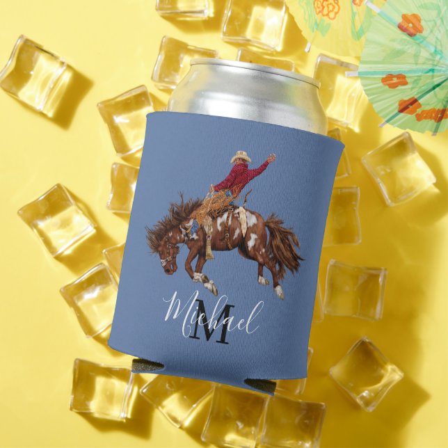 Rodeo cowboy can cooler (In Situ Summer)