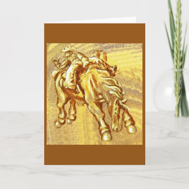 Rodeo Cowboy Card (Front)