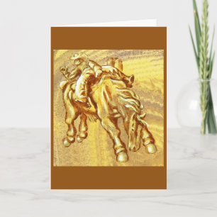 Rodeo Cowboy Card