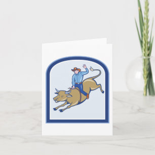 Rodeo Cowboy Card