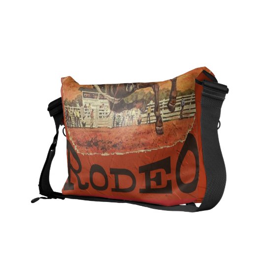 Rodeo Cowboy Courier Bag