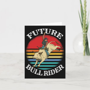 Rodeo Cowboy Cowgirl Barrel Racing Roping Horsebac Card