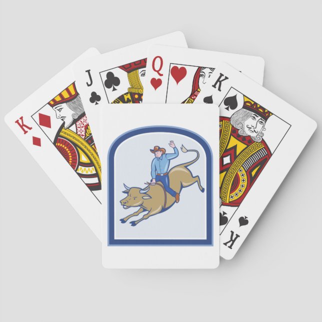 Rodeo Cowboy Playing Cards (Back)