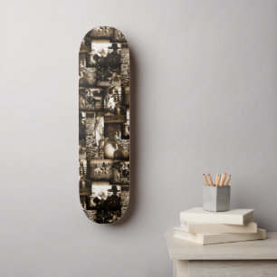 Rodeo Cowboy Rustic Country Western Skateboard