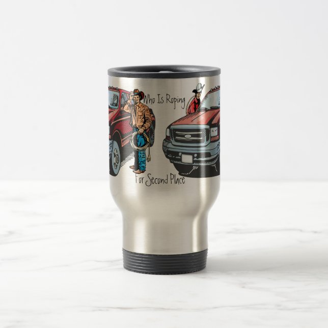 Rodeo Cowboy Travel Mug (Center)