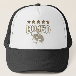 Rodeo Cowboy With Stars Trucker Hat