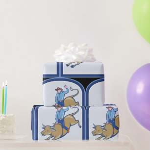 Rodeo Cowboy Wrapping Paper