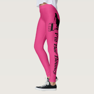 Rodeo Cowgirl Barrel Racer Custom Horse Name Leggings