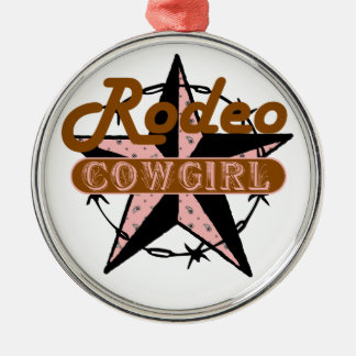 Rodeo Cowgirl Christmas Ornament