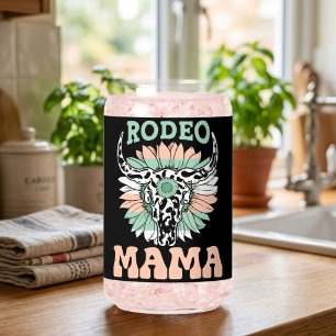 Rodeo Cowgirl Mama Western Mother’s Day Unique Can Glass