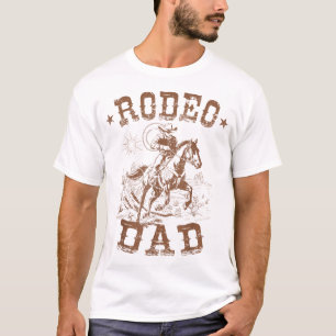 Rodeo Dad Western Cowboy Daddy Family Matching T-Shirt