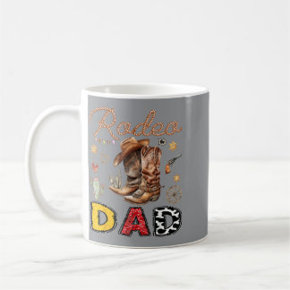 Rodeo Dad Western Cowboy Funny Birthday Boy Party Coffee Mug