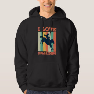 Rodeo Equestrian Bull Riding Horse Rider Horses Hoodie