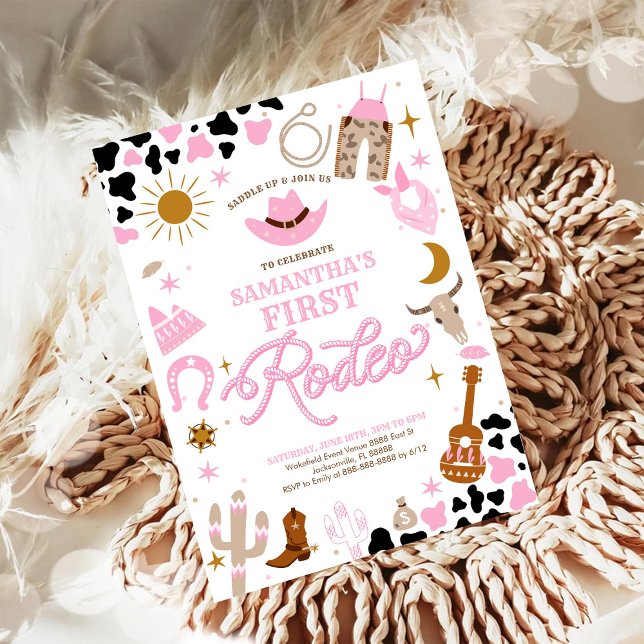 Rodeo First Birthday Invitation (Creator Uploaded)