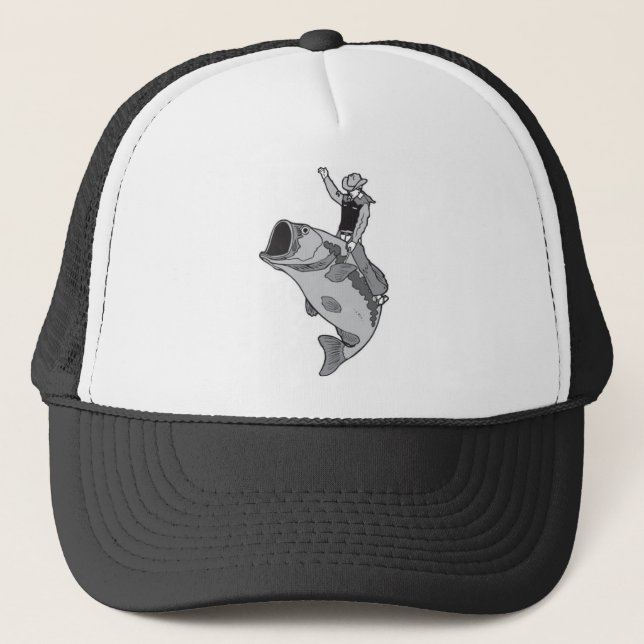 Rodeo Fish Trucker Hat (Front)