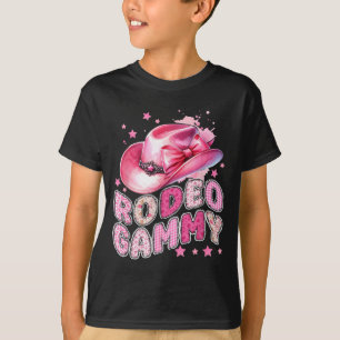 Rodeo Gammy Pink Cowgirl 1st Birthday Family T-Shirt
