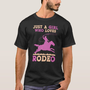 Rodeo Girl Horse Riding Rider Rancher Horsegirl Co T-Shirt