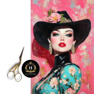 Rodeo Glam Luxe Cowgirl Decoupage Tissue Paper