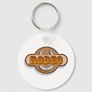 Rodeo Horseshoe Key Ring