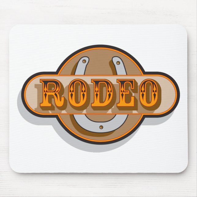 Rodeo Horseshoe Mouse Mat (Front)