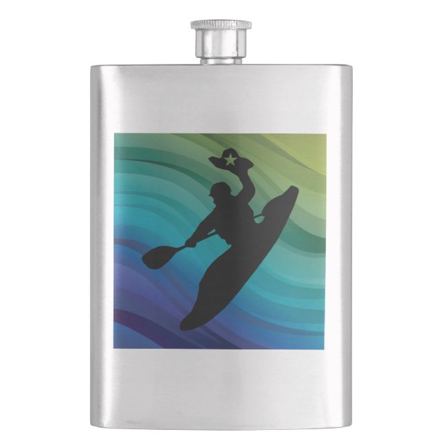 Rodeo Kayak Hip Flask (Front)