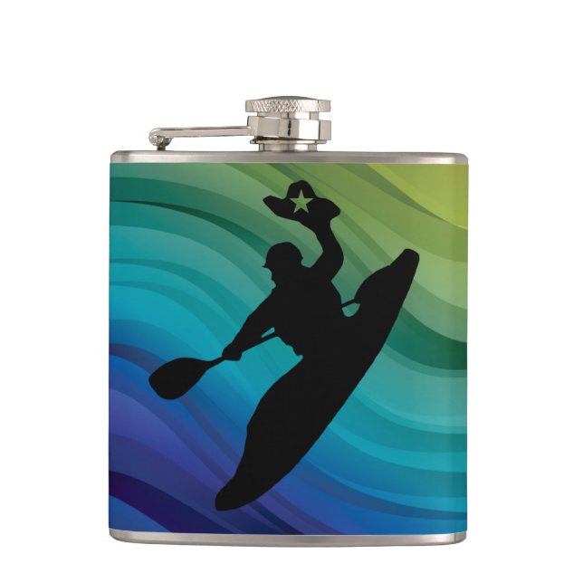 Rodeo Kayak Hip Flask (Front)