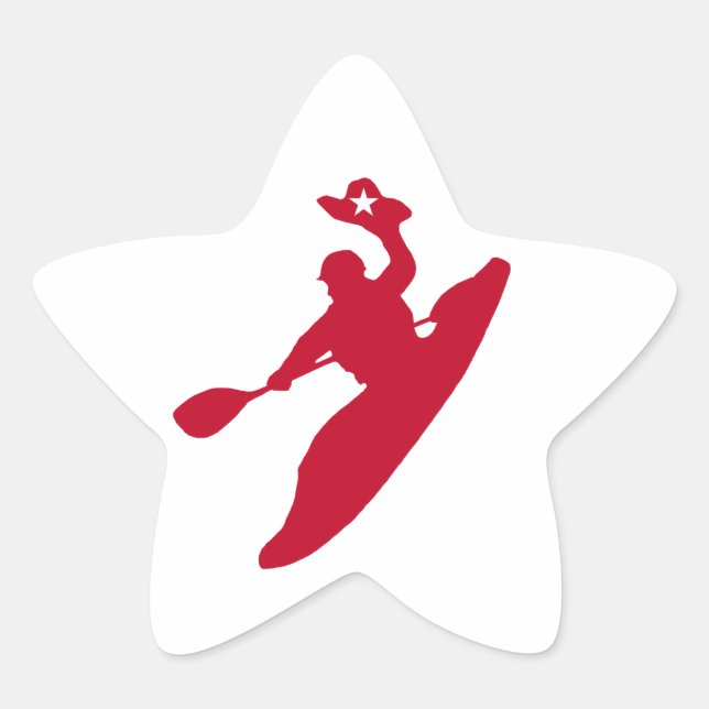 Rodeo Kayak Star Sticker (Front)