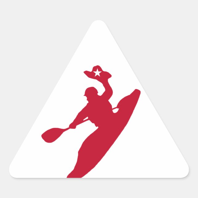 Rodeo Kayak Triangle Sticker (Front)