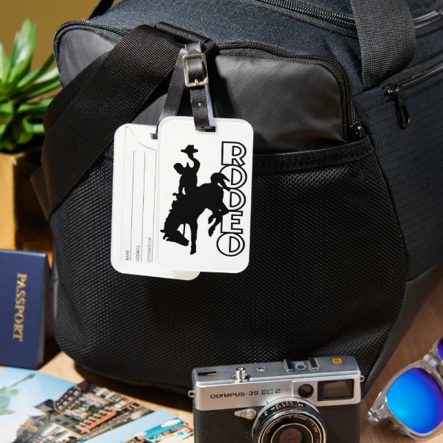 Rodeo Luggage Tag (Front & Back)