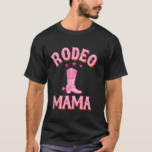 Rodeo Mama 1st First Birthday Cowgirl Western Rode T-Shirt