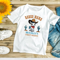 Rodeo mama cowboy baby horse birthday party