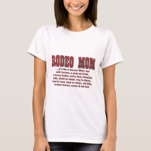 Rodeo Mum - Red T-Shirt