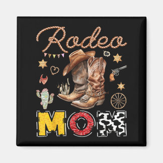 Rodeo Mum Western Cowboy Birthday Boy Party Magnet