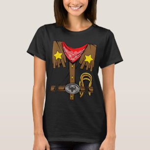 Rodeo Outfit Wild Western Cowboy Cowgirl Halloween T-Shirt