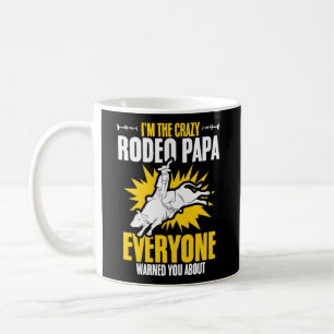 Rodeo Papa Bull Riding Bull Racing Cow Rodeo Bull  Coffee Mug