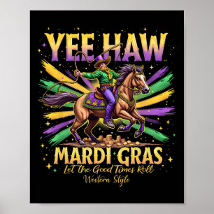 Rodeo Parade Festive Wear Costume Vintage Yee Haw Poster