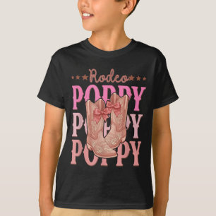 Rodeo ppy nk Boots Coquette Cowgirl Birthday Party T-Shirt