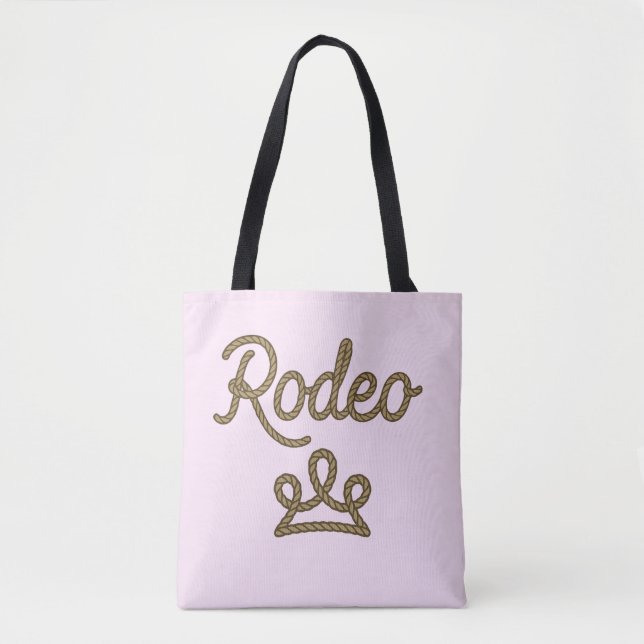 Rodeo Princess Country Western Tiara Crown Tote Bag (Front)