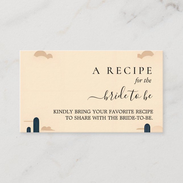 Rodeo Retro Horse Rustic Western Bridal Shower Enclosure Card (Front)