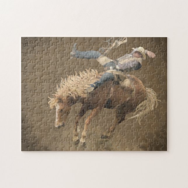 Rodeo Rider Jigsaw Puzzle (Horizontal)