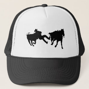 Rodeo - Steer Rasslin' - Steer Wrestling Trucker Hat