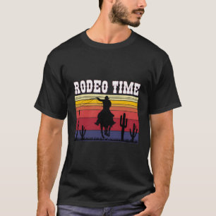 Rodeo Time Cow Horse Lasso Rodeo Time T-Shirt