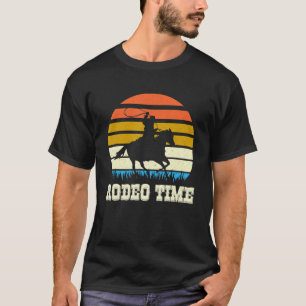 Rodeo Time Vintage Rodeo Time Cowboy Horse Retro S T-Shirt